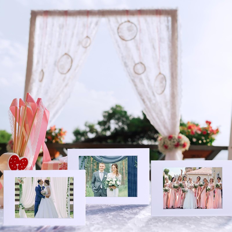 Maitys 100 Pieces Paper Picture Frames for 4 x 6