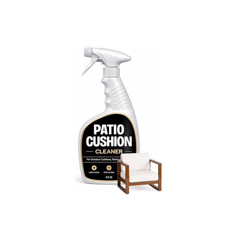Patio Cushion Cleaner Outdoor Fabric Cleaner - Deep Cleans Dirt,