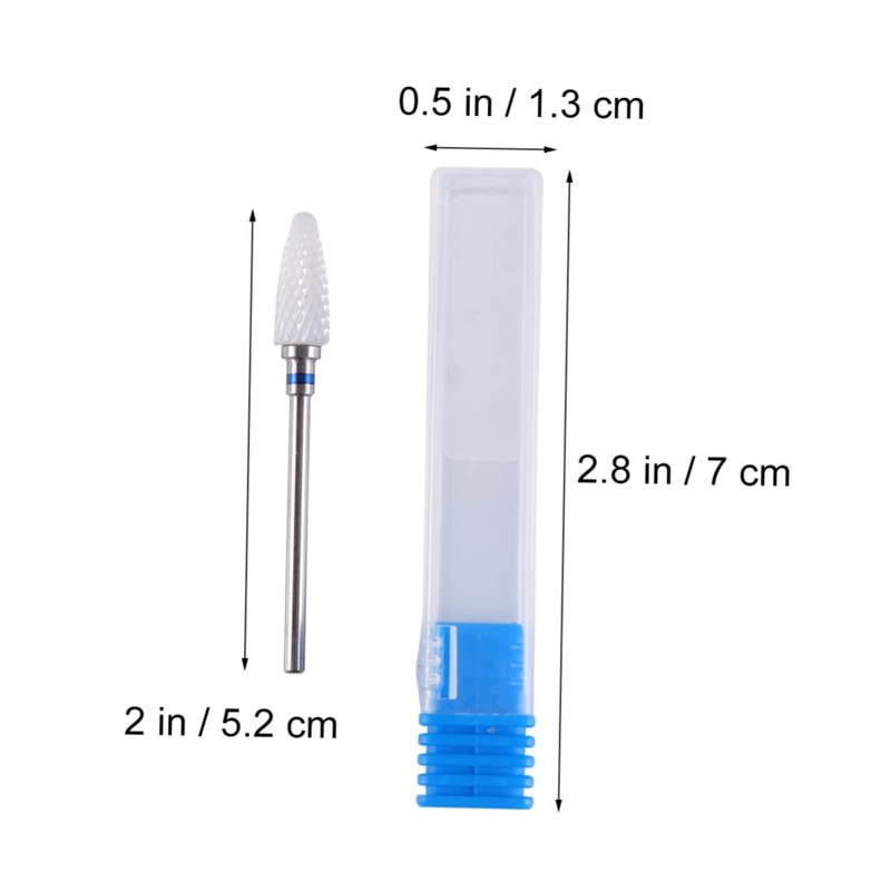 JECOMPRIS 3 x Nail Art Tools, Nail Grinding Head Drill
