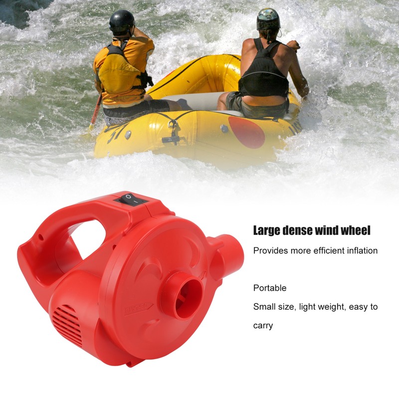 Electric Air Pump ABS Engineering Plastic Compact Inflator For Inflatable