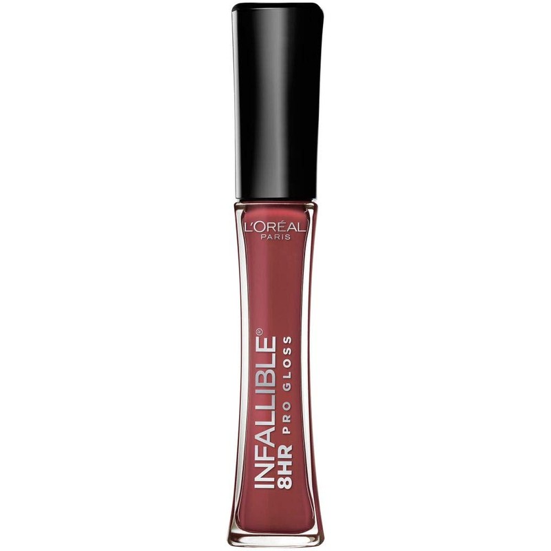 L’Oreal Paris Makeup Infallible 8 Hour Hydrating Lip Gloss, Sangria,