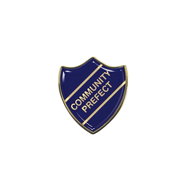 Capricornone Community Prefect Blue School Shield Badge