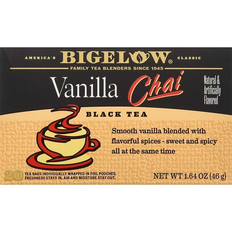 Bigelow Tea Chai Vanilla 20Bg 1.64 oz (pack of 3)
