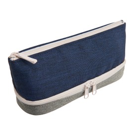 Raymay Fujii FY366K Pencil Case, 2-Layer, Navy