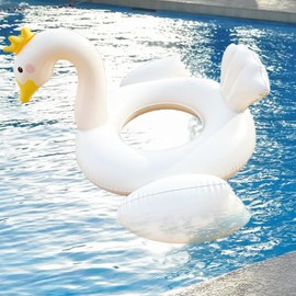 Pool Floats for Kids | Inflatable Floating Pool Canopy for Adults - Underarm Support Structure Swimming Ring for Lakes Rivers Beaches Families Parties