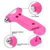 MOTORBUDDY 2 Pack Car Safety Hammer, Pink Emergency Escape Hammer