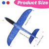 IJRPLM 4 Pack Foam Airplanes, 4 Color 17.5" Large Throwing