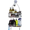 Simple Houseware Stainless Steel Bathroom Hanging Shower Head Caddy Organizer