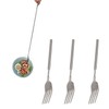 Telescopic Fork,Extendable Fork,64cm Long Stainless Steel Retractable Dinner Fruit Dessert