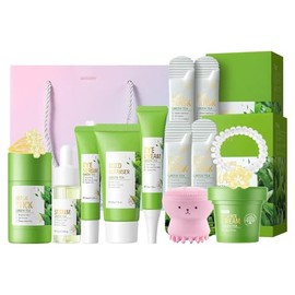 Green Tea Skin Care Set Korean Style Facial Skincare Products