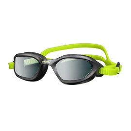 ZAOSU Z-Vigor Schwimmbrille | Wasserdicht, verspiegelt/getönt 180° Panorama Anti-Beschlag UV-Schutz Unisex Erwachsene Jugendliche, Farbe:schwarz-neongrün/schwarz getönte Linse