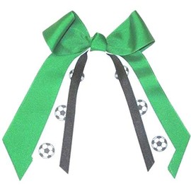 Soccer Small Bow, many colors Kelly and Black