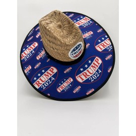 Trump 2024 Make America Great Again , Straw Hat , Boat , Fishing , Garden