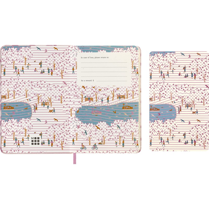 Moleskine Limited Edition Notebook, Sakura Notebook, Lined Layout and Fabric
