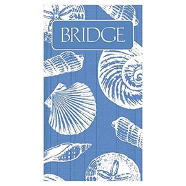 Caspari Shells Bridge Score Pad - Five Pads