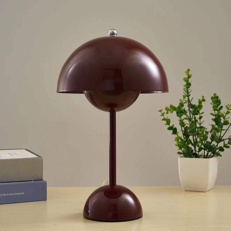 Mushroom Table Lamp 1800mAh LED 3 Lighting Modes USB Type