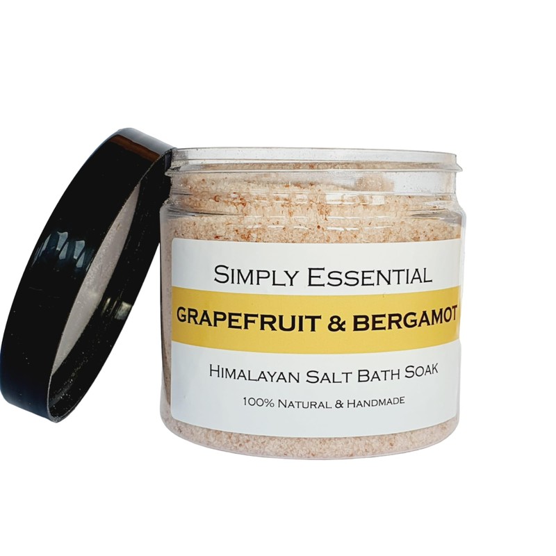 Simply Essential Grapefruit & Bergmot Himalayan Bath Salts Soak 225g