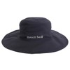Montbell 1108743 Wide Brim Hat, Men's, Women's, Small, Nylon, Black,