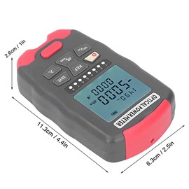 Medidor de Potencia Fibra Óptica 3 en 1 Probador Localizador Visual Interfaces FC SC ST Mini Universal para Ingeniería Comunicaciones Detección Fallos Cables Redes Portátil