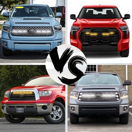 Grill Led Lights for vehicles 2022 2023 2024 Toyota Tundra Front Grille rapt0r Lights For 2007 2008-2012 2013-2021 Tundra Trd pro grills light accessories 6pcs/set (TY-tundra-W)