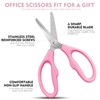 Pink Scissors for School Multipurpose Stylish: 5 inch - Comfort