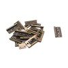 FarBoat 20Pcs Antique Flush Hinges Bifold Non-Mortise Iron Hardware for