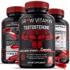 Grow Vitamin PREMIUM MEN TEST SUPPORT CAPLETS - Stamina, Endurance,