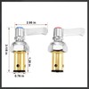 002713-40 002714-40 Handle Stem Assembly, Hot and Cold Side Spindle