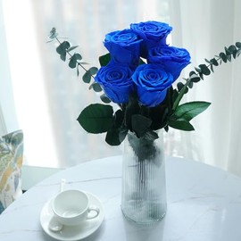 Yamonic - Flores preservadas para mamá, abuela, regalo de cumpleaños para mujeres, día de la madre, regalo de rosas reales para mamá, ella, esposa, novia en Navidad, día de San Valentín, aniversario