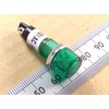 12mm Round Neon Panel Indicator Light 220-250 VAC Mains (GREEN)