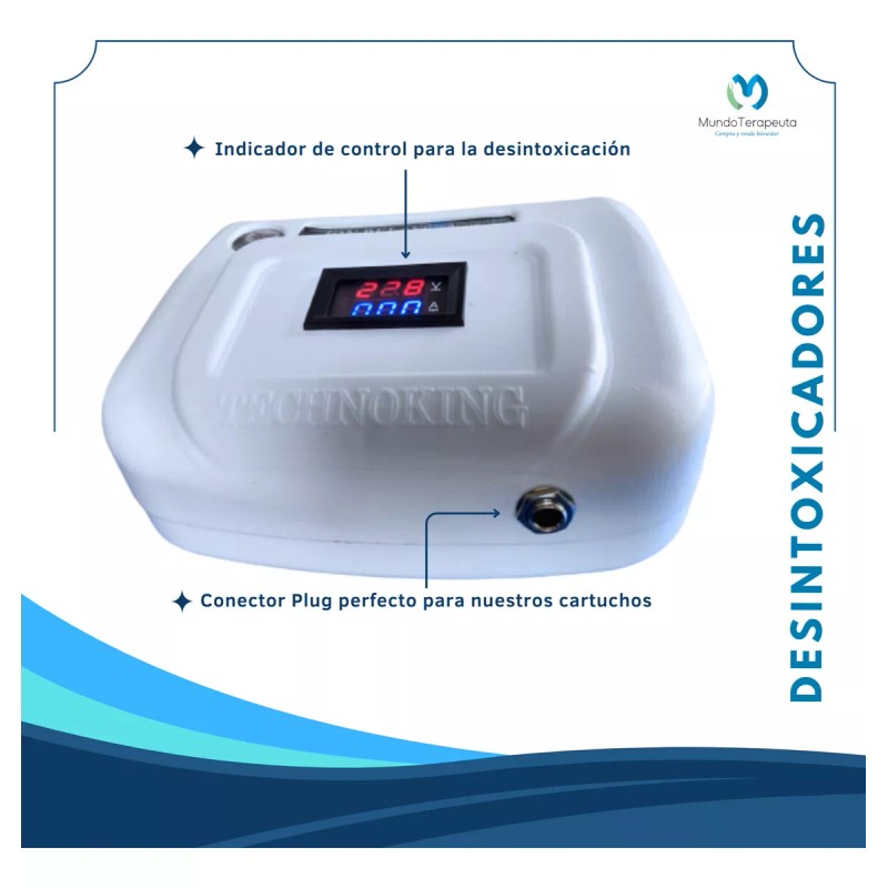 Technoking Detox Iónico Profesional Rudo Completo Pediluvio Desintoxica