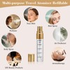 Beomeen 24Pcs 5ML Clear Glass Perfume Travel Refillable Spray Bottles,