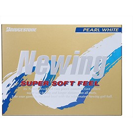 BRIDGESTONE NCGX Pearl White Gradient Soft Core Golf Ball Newing New Super Soft Feel Unisex