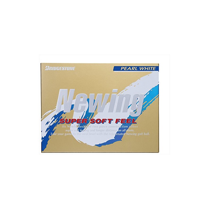 BRIDGESTONE NCGX Pearl White Gradient Soft Core Golf Ball Newing