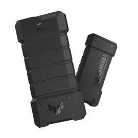 ASUS TUF Gaming AS1000 Plus —USB-C 3.2 Gen 2x2 Portable M.2 NVMe PCIe SSD 1 TB, Up to 2000MB/s, MIL-STD-810H Drop Resistance, IP68 Water and dust Resistance, Aluminum Alloy Chassis and a Thermal pad
