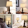EJIAXIN Table Lamps Set of 2, Bedside Nightstand Lamps with