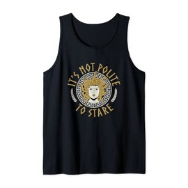 Medusa Head Costume for a Ancient Greek Mythology Lover Tank Top