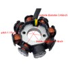 GY6 Magneto Stator Flywheel Rotor Kit,8 Coil Copper Stator for