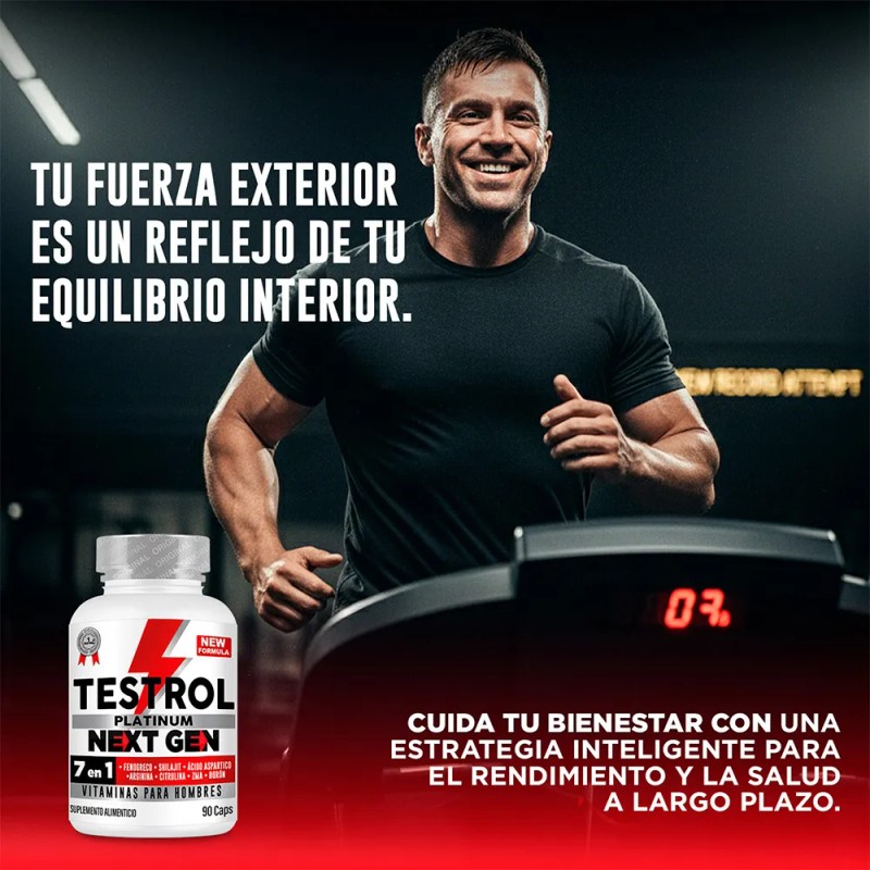 Testrol Platinum Next Gen Precusor De No2 90 Cpsulas Sin