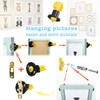 DIKOO Picture Hanging Keyhole Mark Hole and Leveling Kit for