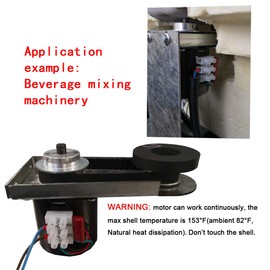 60KTYZ Synchronous Gear Motor 30RPM Dual Bearing AC Motor CW/CCW Control 115V 60Hz 10W (60KTYZ60R)