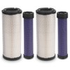 LSJWLY 2 Sets Air Filter for Kawasaki 11013-7044 & 11013-7045