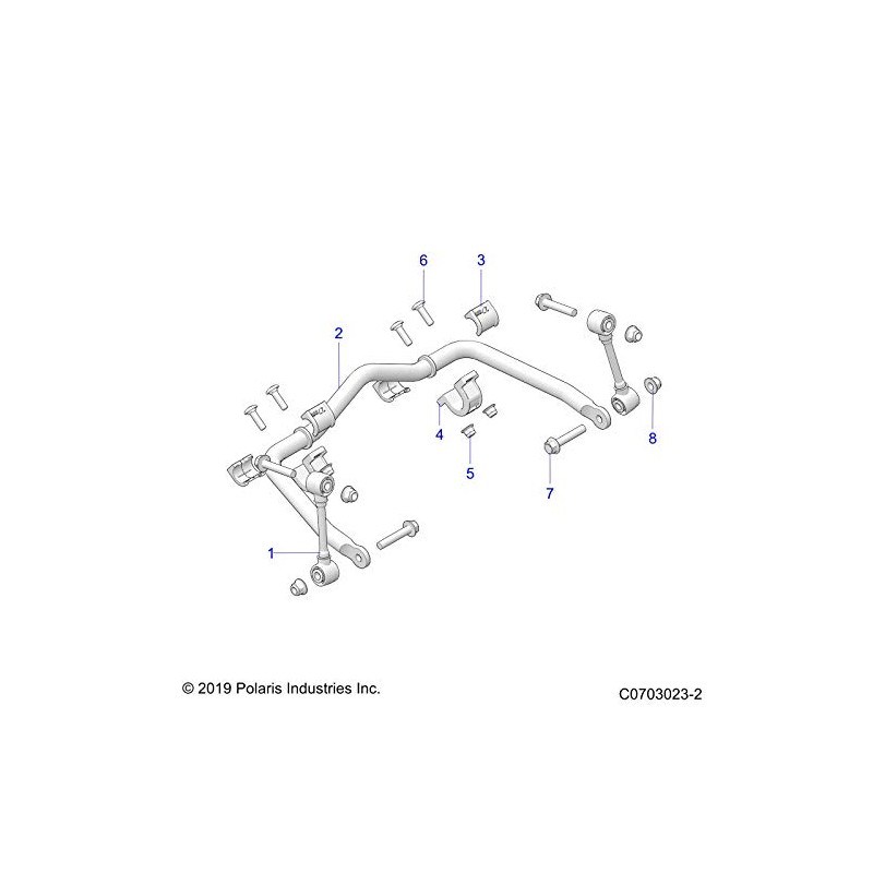 Polaris RZR Screw, Genuine OEM Part 7520990, Qty 1