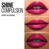 Maybelline Color Sensational Shine Compulsion Lipstick, Berry Blackmail, 1 Tube,