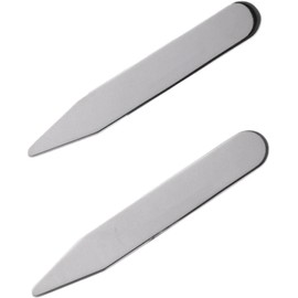 Hallmarked Sterling Silver Shirt Collar Stays or Stiffeners