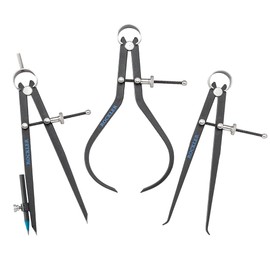 ROCKLER 3-Piece Spring Caliper and Divider Set