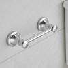 Hoimpro Wall Mounted Rustproof Chrome Toilet Tissue Paper Holder Bathroom