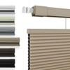 No Drill No Tools Blackout Cellular Shades,Custom Size Top Down