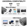 JSADZKJ USB Micro B to USB C Hard Drive Adapter
