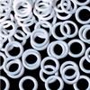 zalati Curtain Rings 100pcs 13mm O-Shape Plastic Rings for Roman